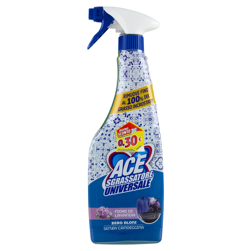 Ace Sgrassatore Universale Fiori di Lavanda Senza Candeggina 600 ml